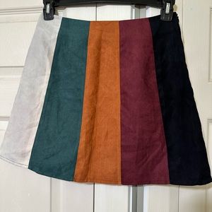 Gianni Bini Suede Mini Skirt